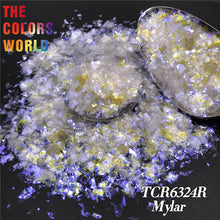 Load image into Gallery viewer, TCT-654 Irregular Mylar Shards Nail Glitter High Brightness White Rainbow Decoration Manicure Festival Accessories Bulk Supplier
