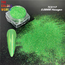 Load image into Gallery viewer, High Sparkling Holographic Hexagon Powder TCS117
