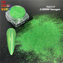 Load image into Gallery viewer, High Sparkling Holographic Hexagon Powder TCS117