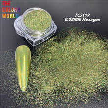 Load image into Gallery viewer, High Sparkling Holographic Hexagon Powder TCS119