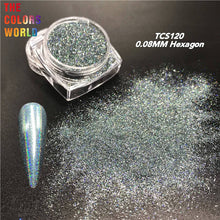 Load image into Gallery viewer, High Sparkling Holographic Hexagon Powder TCS120