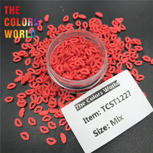 Load image into Gallery viewer, TCST-019 Heart Valentine's Day Polymer Clay Hot Soft Clay Craft Sprinkles Uña Nail Art DIY