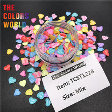 Load image into Gallery viewer, TCST-019 Heart Valentine's Day Polymer Clay Hot Soft Clay Craft Sprinkles Uña Nail Art DIY