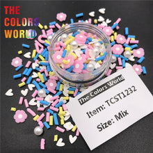 Load image into Gallery viewer, TCST-019 Heart Valentine's Day Polymer Clay Hot Soft Clay Craft Sprinkles Uña Nail Art DIY