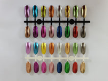 Load image into Gallery viewer, TCT-239 Mirror Powder Effect Chrome Nails Pigment Gel Polish Nail Art Manicure Decoration Eye Shadow Makeup Henna Tattoo DIY uñas