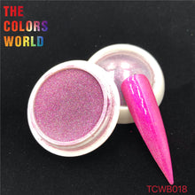 Load image into Gallery viewer, TCT-595 Unicorn Mirror Magic Holographic Chrome Nails Powder Galaxy Nail Glitter Eye Shadow Makeup Henna Aurola Mermaid Manicure