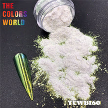 Load image into Gallery viewer, TCT-612 Unicorn White Chameleon Powder Chrome Nails Powder Rainbow Powder Colorful Nails Glitter Aurora Glitter Mermaid Manicure
