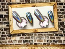 Load image into Gallery viewer, TCWB182 High Holographic Silver Magic Aurora Mirror Chrome Effect Powder For Makeup