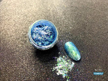 Load image into Gallery viewer, TCT-600 Polarizing Opal Flake Blue Iridescent Confetti Nails Glitter ногти дизайн светящиеся uñas Manicure Festival Accessories