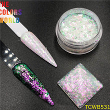 Load image into Gallery viewer, Transparent Iridescent Chameleon Foil TCWB531