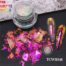 Load image into Gallery viewer, Transparent Colorful Chameleon Flakes