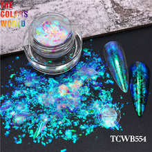 Load image into Gallery viewer, Transparent Colorful Chameleon Flakes