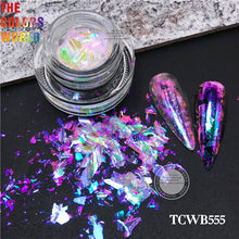 Load image into Gallery viewer, Transparent Colorful Chameleon Flakes