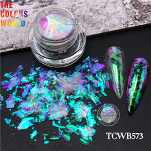 Load image into Gallery viewer, Transparent Colorful Chameleon Flakes