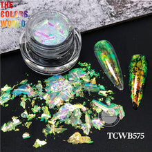 Load image into Gallery viewer, Transparent Colorful Chameleon Flakes