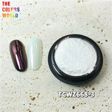 Load image into Gallery viewer, TCT-620 Diamond Magic Mirror Effect Pigment Aurora Chrome Nail Pearl Rubbing Dipping Pixie Dust Gel Polish Nails Art Glitter