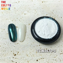 Load image into Gallery viewer, TCT-620 Diamond Magic Mirror Effect Pigment Aurora Chrome Nail Pearl Rubbing Dipping Pixie Dust Gel Polish Nails Art Glitter