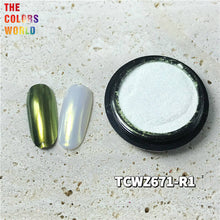 Load image into Gallery viewer, TCT-620 Diamond Magic Mirror Effect Pigment Aurora Chrome Nail Pearl Rubbing Dipping Pixie Dust Gel Polish Nails Art Glitter