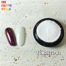 Load image into Gallery viewer, TCT-620 Diamond Magic Mirror Effect Pigment Aurora Chrome Nail Pearl Rubbing Dipping Pixie Dust Gel Polish Nails Art Glitter