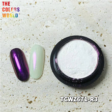 Load image into Gallery viewer, TCT-620 Diamond Magic Mirror Effect Pigment Aurora Chrome Nail Pearl Rubbing Dipping Pixie Dust Gel Polish Nails Art Glitter