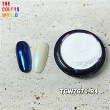 Load image into Gallery viewer, TCT-620 Diamond Magic Mirror Effect Pigment Aurora Chrome Nail Pearl Rubbing Dipping Pixie Dust Gel Polish Nails Art Glitter