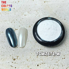Load image into Gallery viewer, TCT-620 Diamond Magic Mirror Effect Pigment Aurora Chrome Nail Pearl Rubbing Dipping Pixie Dust Gel Polish Nails Art Glitter