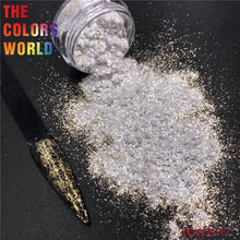 Load image into Gallery viewer, TCT-031 Foil Flakes Nails Art Foil Chips Foil Paillette Chip Confetti Nails Gel Polish Glitter