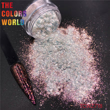 Load image into Gallery viewer, TCT-031 Foil Flakes Nails Art Foil Chips Foil Paillette Chip Confetti Nails Gel Polish Glitter