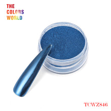 Load image into Gallery viewer, TCT-239 Mirror Powder Effect Chrome Nails Pigment Gel Polish Nail Art Manicure Decoration Eye Shadow Makeup Henna Tattoo DIY uñas