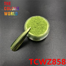 Load image into Gallery viewer, TCT-239 Mirror Powder Effect Chrome Nails Pigment Gel Polish Nail Art Manicure Decoration Eye Shadow Makeup Henna Tattoo DIY uñas
