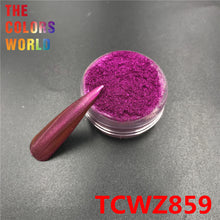 Load image into Gallery viewer, TCT-239 Mirror Powder Effect Chrome Nails Pigment Gel Polish Nail Art Manicure Decoration Eye Shadow Makeup Henna Tattoo DIY uñas