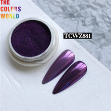 Load image into Gallery viewer, Dark Metallic Effect Mirror Chrome Powder