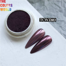 Load image into Gallery viewer, Dark Metallic Effect Mirror Chrome Powder