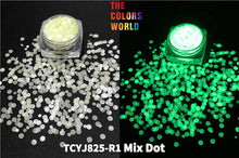 Load image into Gallery viewer, TCT-744 Luminous Glow in Dark Shape Glitter Long Last Glowing Noctilucent Glitter Shape