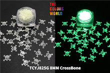 Load image into Gallery viewer, TCT-744 Luminous Glow in Dark Shape Glitter Long Last Glowing Noctilucent Glitter Shape