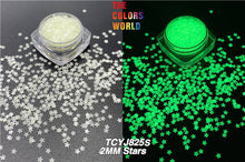 Load image into Gallery viewer, Luminous Glow in Dark Glitter Star