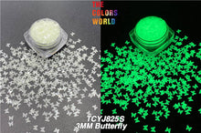 Load image into Gallery viewer, Luminous Glow in Dark Glitter Butterfly