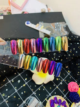 Load image into Gallery viewer, TCT-239 Mirror Powder Effect Chrome Nails Pigment Gel Polish Nail Art Manicure Decoration Eye Shadow Makeup Henna Tattoo DIY uñas