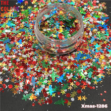 Load image into Gallery viewer, Christmas Mix Xmas Nail Glitter
