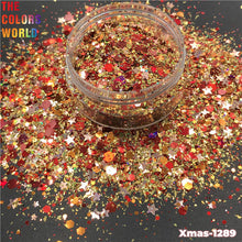 Load image into Gallery viewer, Christmas Mix Xmas Nail Glitter