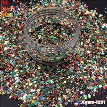 Load image into Gallery viewer, Christmas Mix Xmas Nail Glitter