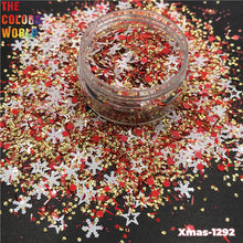 Load image into Gallery viewer, Christmas Mix Xmas Nail Glitter
