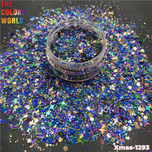 Load image into Gallery viewer, Christmas Mix Xmas Nail Glitter