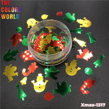 Load image into Gallery viewer, Xmas Colors Glitter
