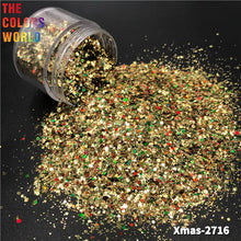 Load image into Gallery viewer, Christmas Nail Glitter Sequins