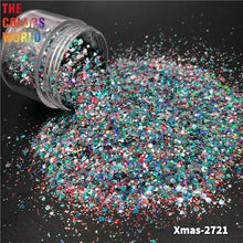 Load image into Gallery viewer, Christmas Nail Glitter Sequins