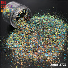 Load image into Gallery viewer, Christmas Nail Glitter Sequins
