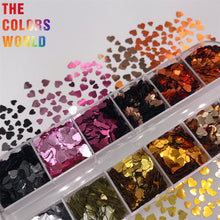 Load image into Gallery viewer, TCT-699 Heart Nail Glitter Decoration Nail Design Nagel Manicure uñas Crafts Tumbler DIY Festival Accessories Wholesale Supplier