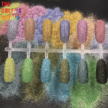 Load image into Gallery viewer, TCT-683 High Holographic Color Solvent Resistant Glitter Powder Nails Art Decoration Nail Gel Polish Eye Shadow Makeup Wholesale