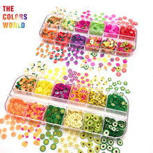 Load image into Gallery viewer, TCST-024 Fruit Polymer Clay Hot Soft Clay Fruta Sprinkles Nails Decoration Manicure Crafts